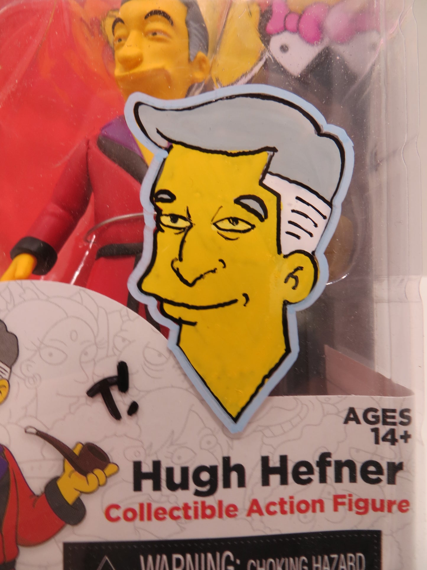 TONE RODRIGUEZ SIGNED SKETCHED Hugh Hefner SIMPSONS FIGURINE