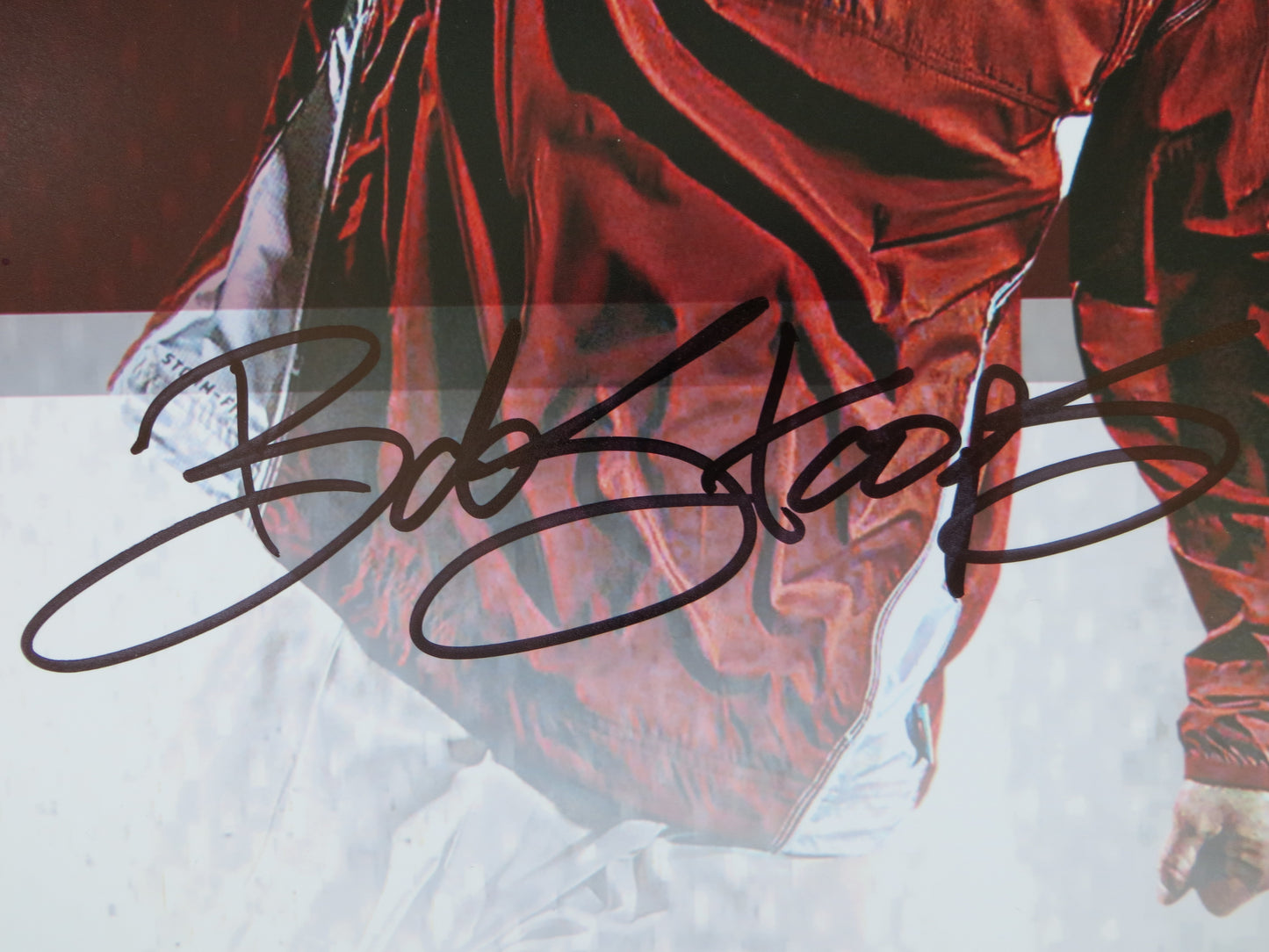 BARRY SWITZER BOB STOOPS OU SOONERS SIGNED State of Oklahoma 16x20 BAS