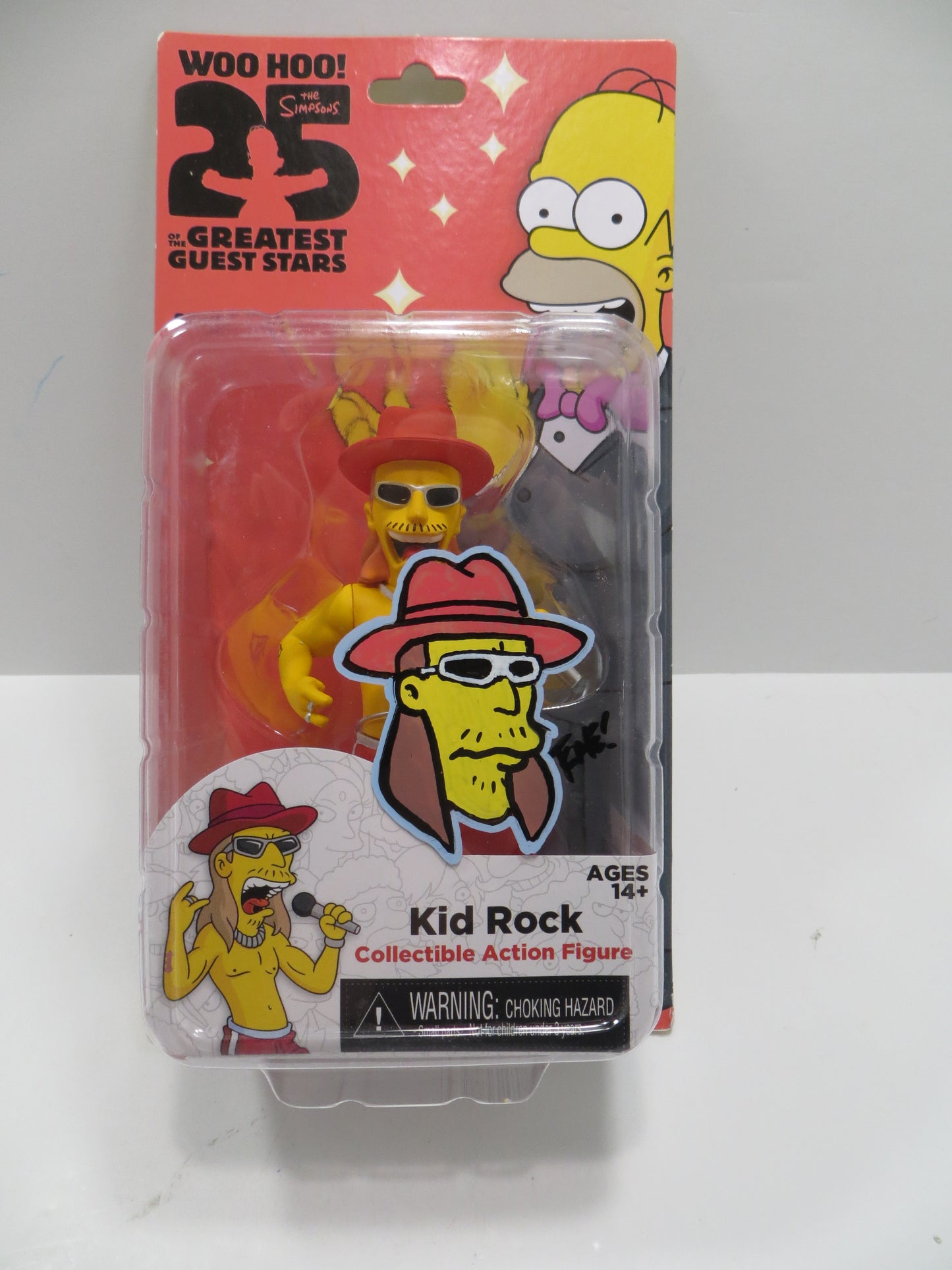 TONE RODRIGUEZ SIGNED SKETCHED Kid Rock SIMPSONS FIGURINE