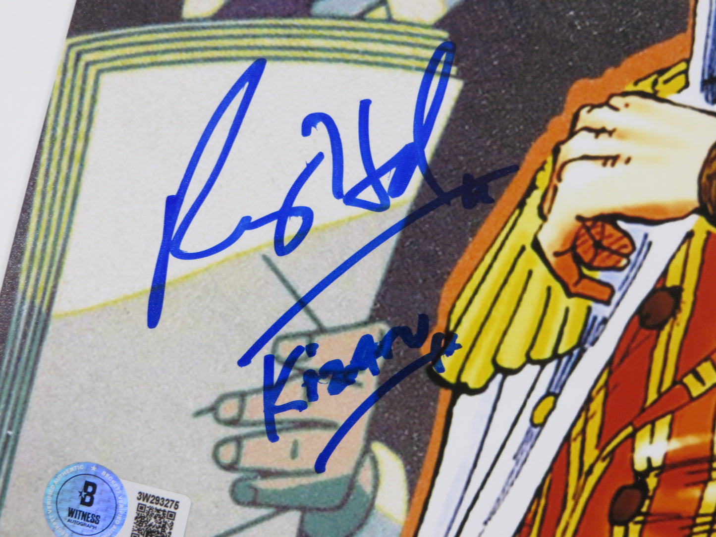 RAY HURD ONE PIECE - KIZARU SIGNED w/Kizaru INSCRIPTION 8x10 PHOTO BAS COA