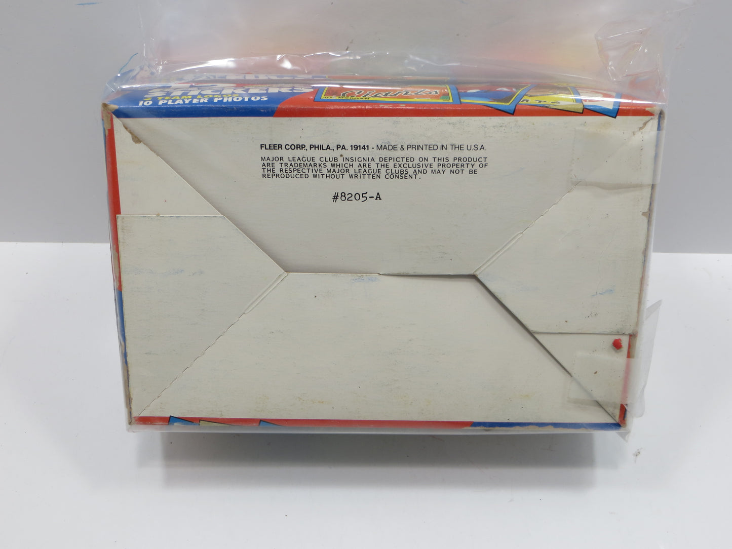 1983 FLEER BASEBALL STICKERS EMPTY Lot of 2 BOXES