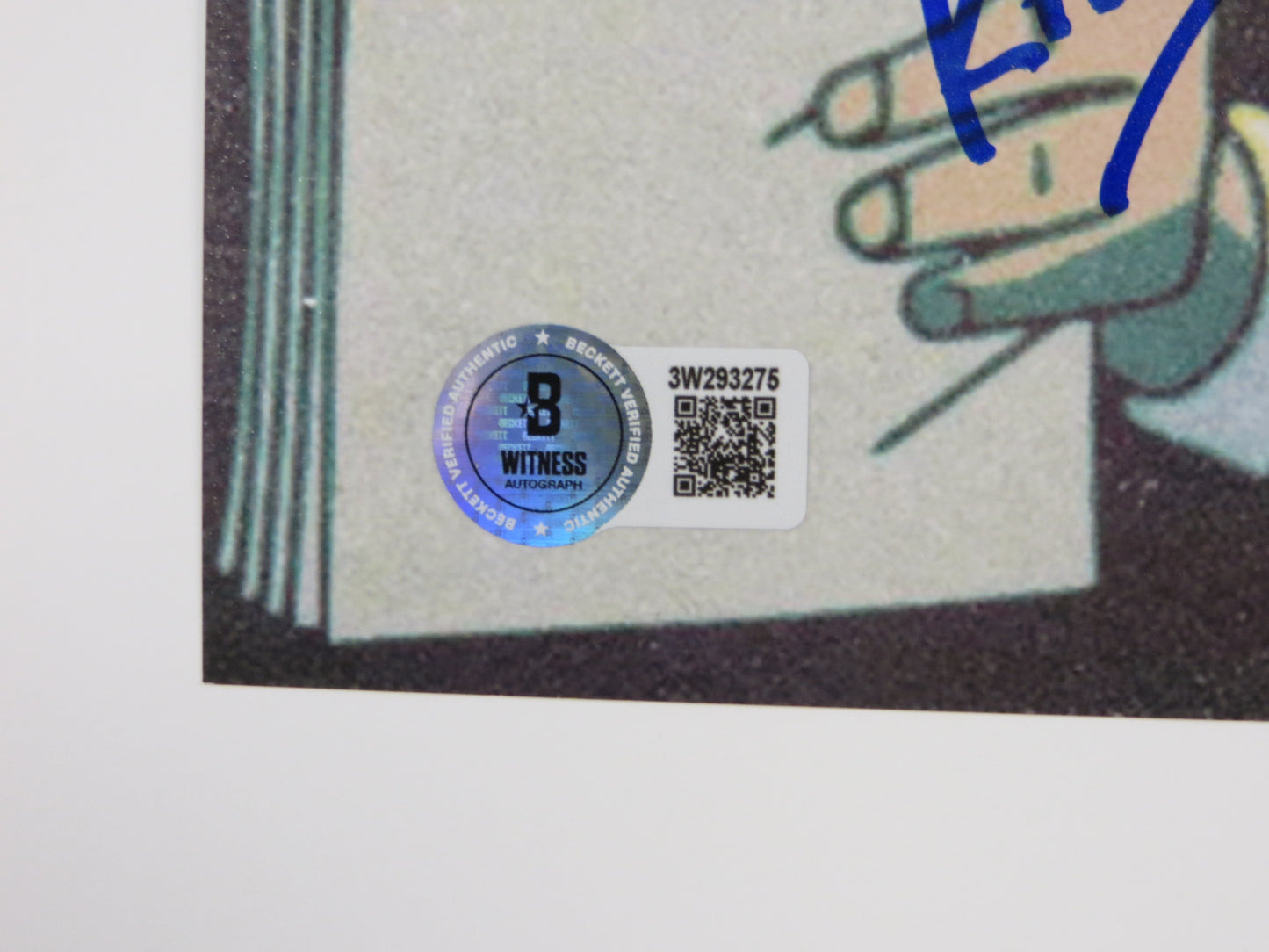 RAY HURD ONE PIECE - KIZARU SIGNED w/Kizaru INSCRIPTION 8x10 PHOTO BAS COA