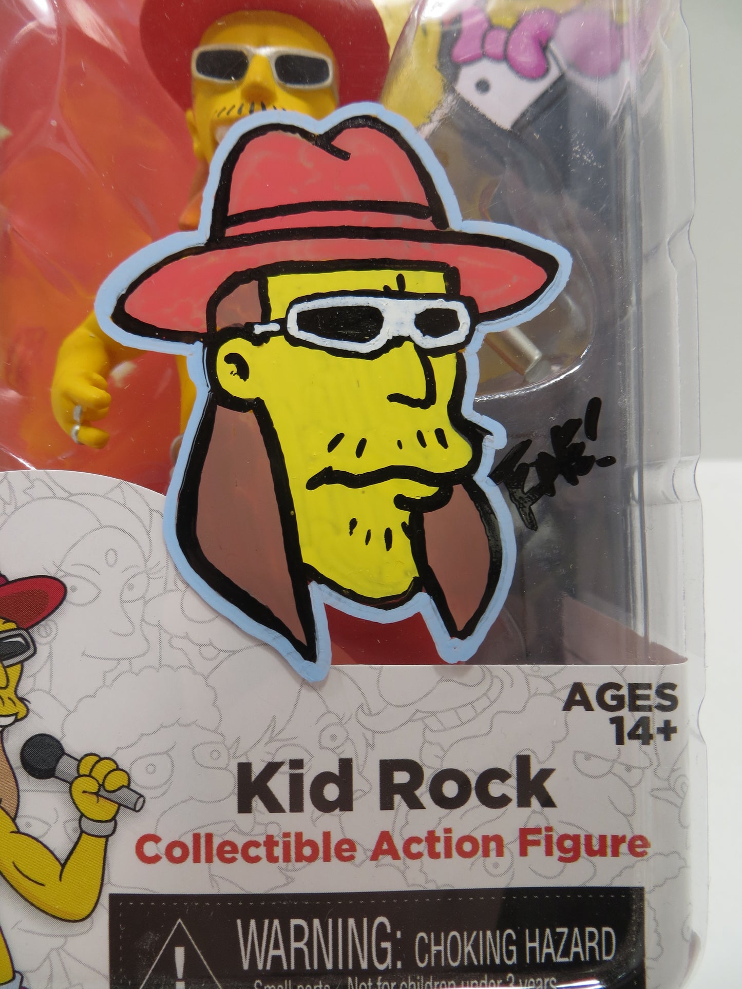TONE RODRIGUEZ SIGNED SKETCHED Kid Rock SIMPSONS FIGURINE