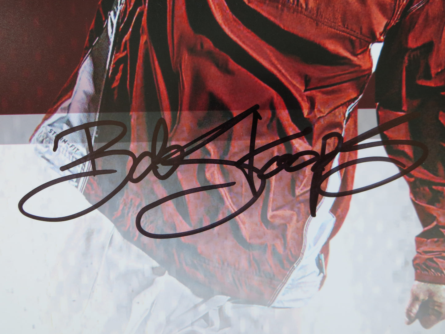 BARRY SWITZER BOB STOOPS OU SOONERS SIGNED State of Oklahoma 16x20 BAS