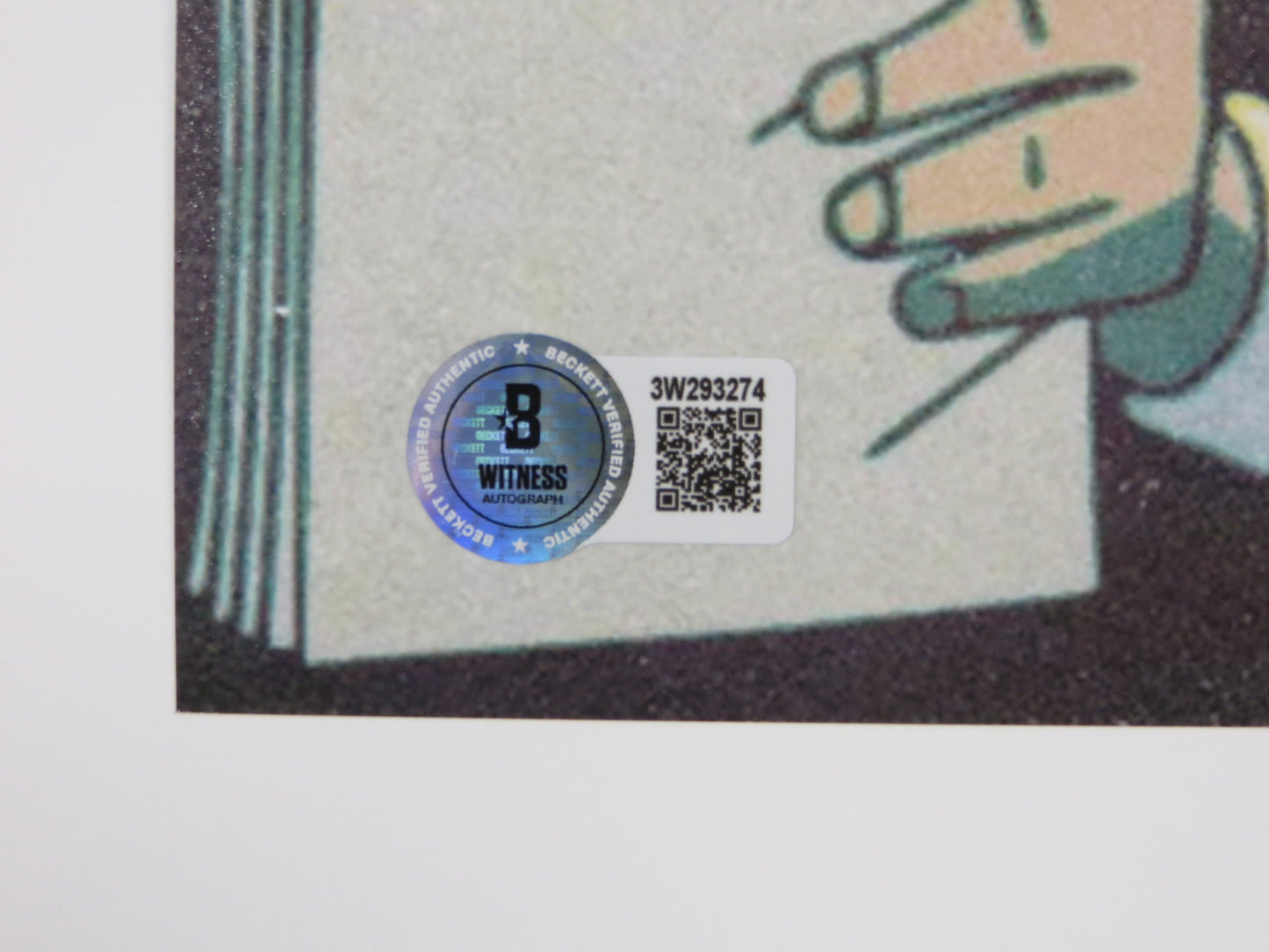 RAY HURD ONE PIECE - KIZARU SIGNED w/Kizaru INSCRIPTION 8x10 PHOTO BAS COA