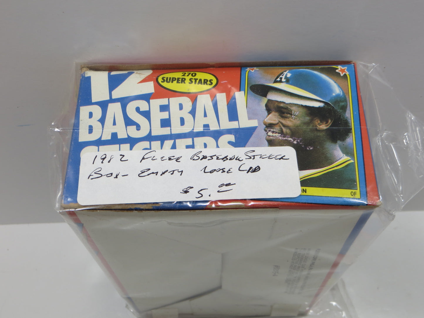 1983 FLEER BASEBALL STICKERS EMPTY Lot of 2 BOXES
