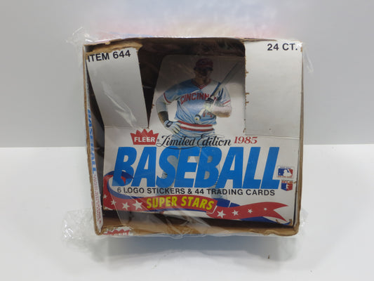 1985 FLEER BASEBALL SUPER STARS EMPTY BOX