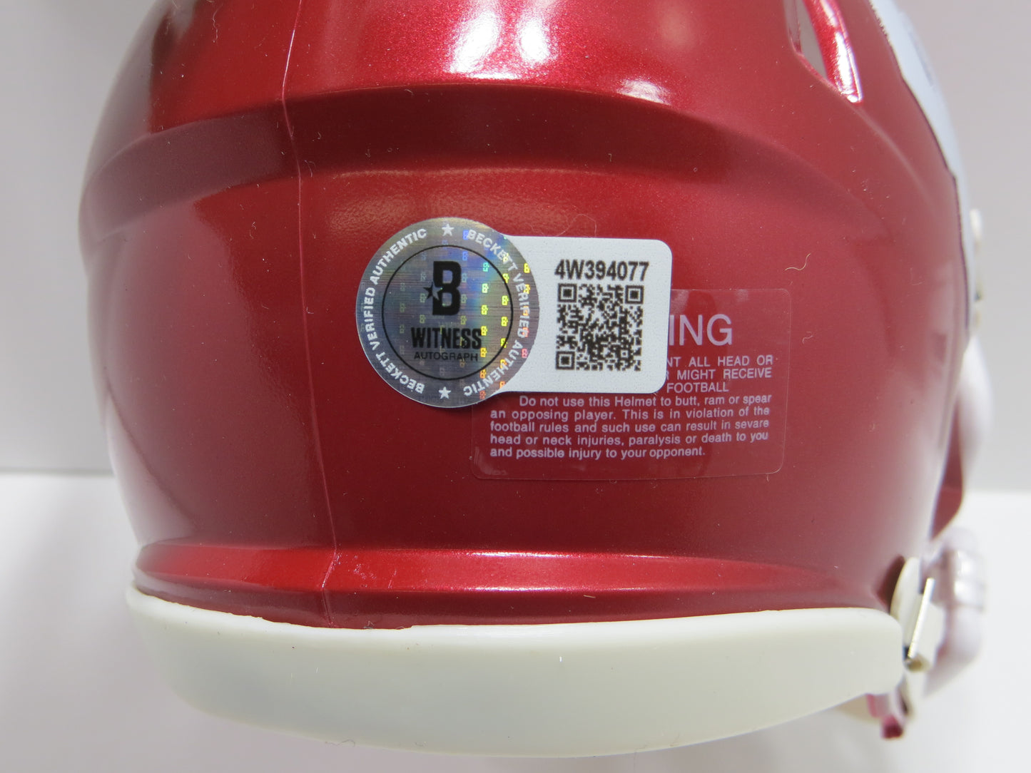 BILLY SIMS SIGNED OKLAHOMA OU SOONERS MINI HELMET w/HEISMAN BAS COA