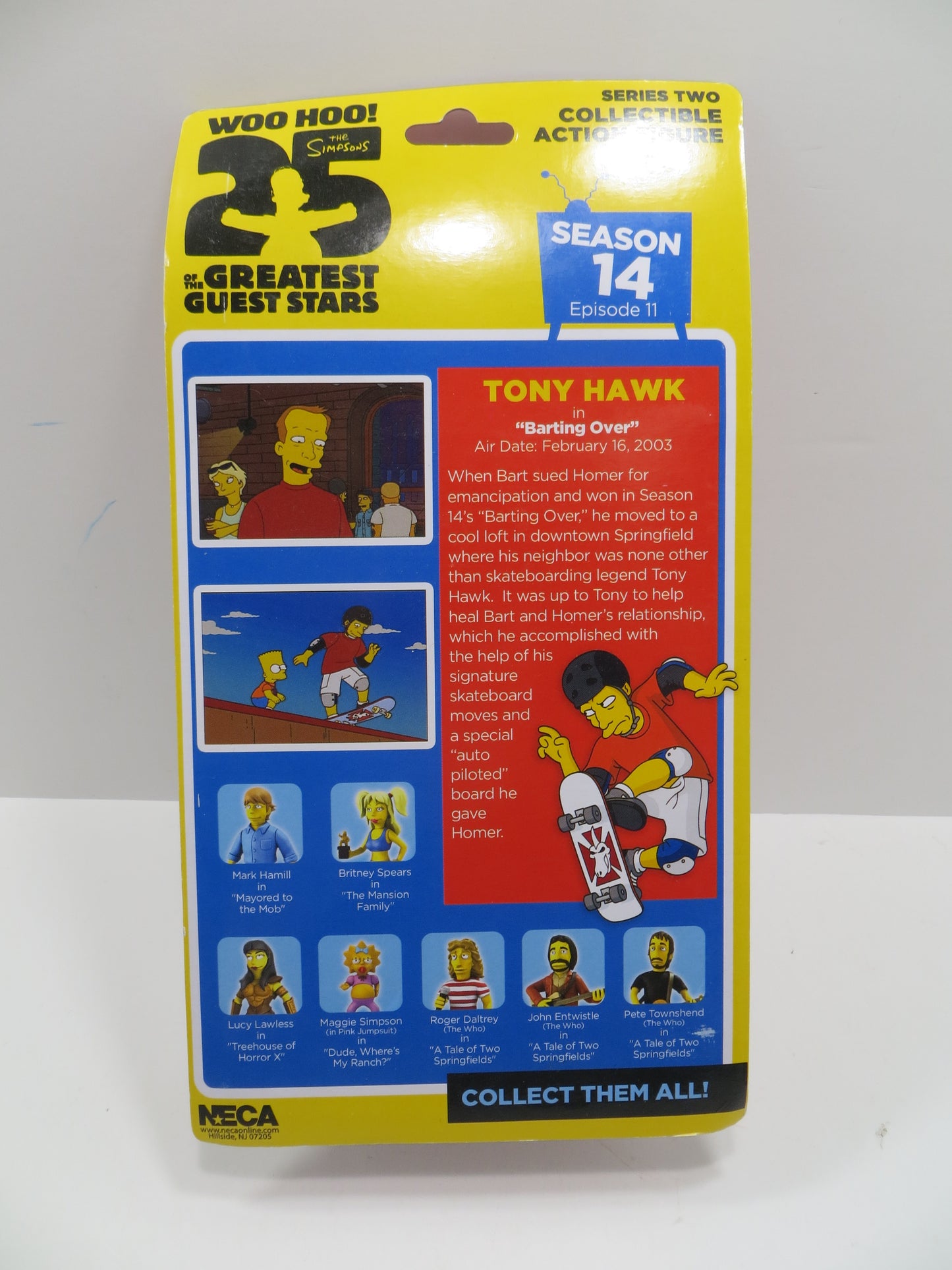 TONE RODRIGUEZ SIGNED SKETCHED Tony Hawk SIMPSONS FIGURINE