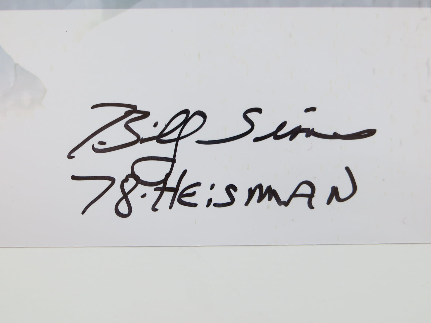 OKLAHOMA OU SOONERS HEISMAN BILLY SIMS STEVE OWENS JASON WHITE SIGNED 16x20 BAS