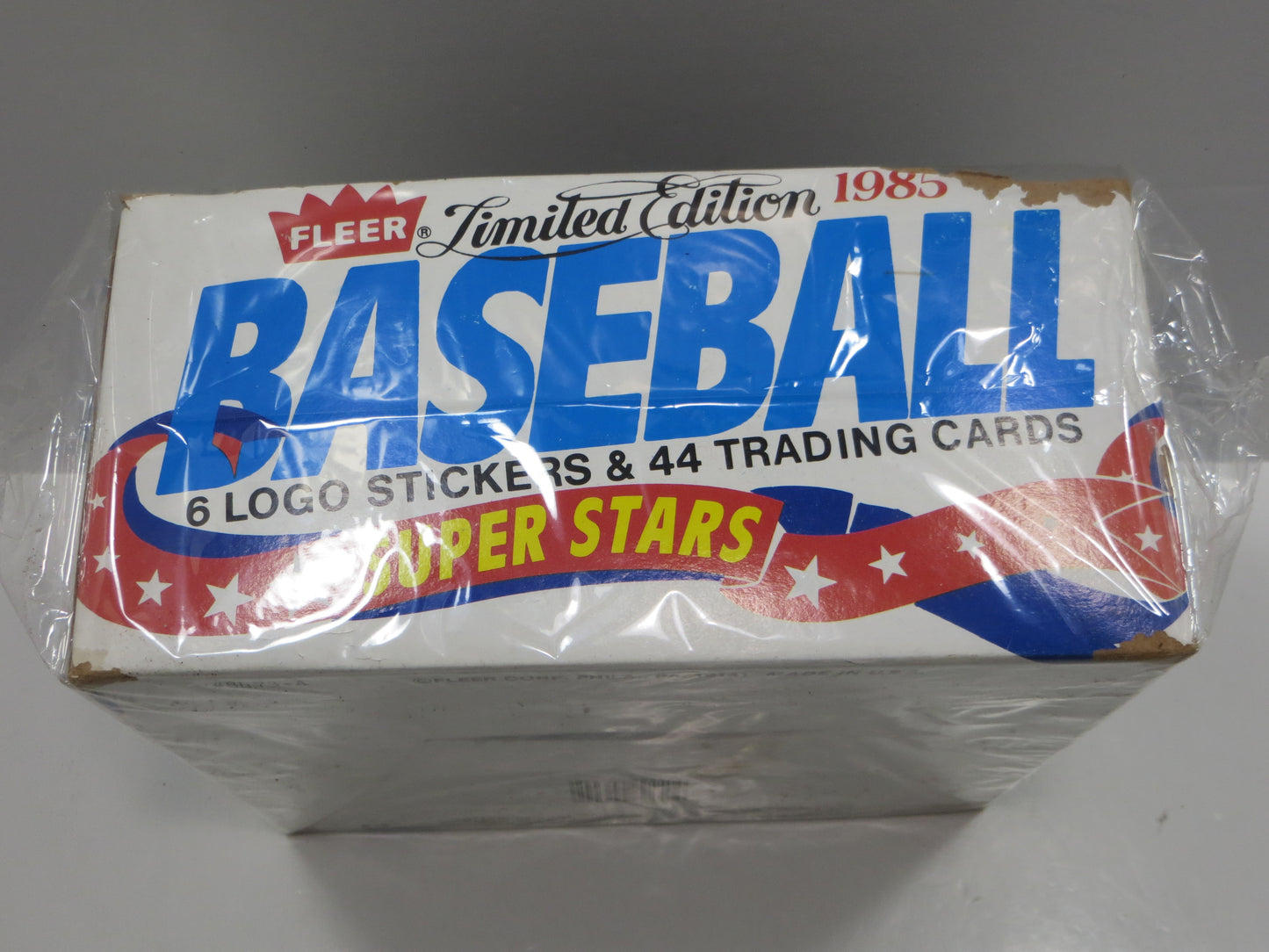 1985 FLEER BASEBALL SUPER STARS EMPTY BOX