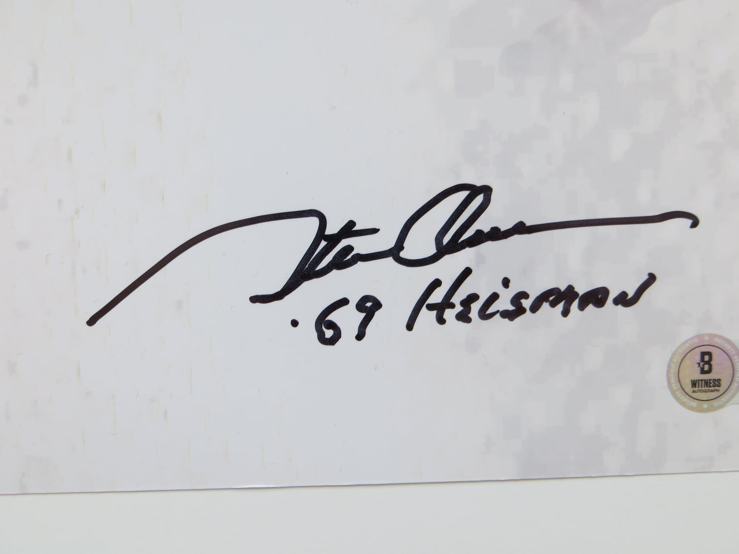 OKLAHOMA OU SOONERS HEISMAN BILLY SIMS STEVE OWENS JASON WHITE SIGNED 16x20 BAS