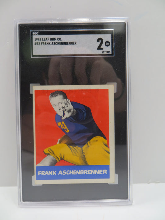 1948 Leaf Gum Co. Frank Aschenbrenner 93 SGC 2