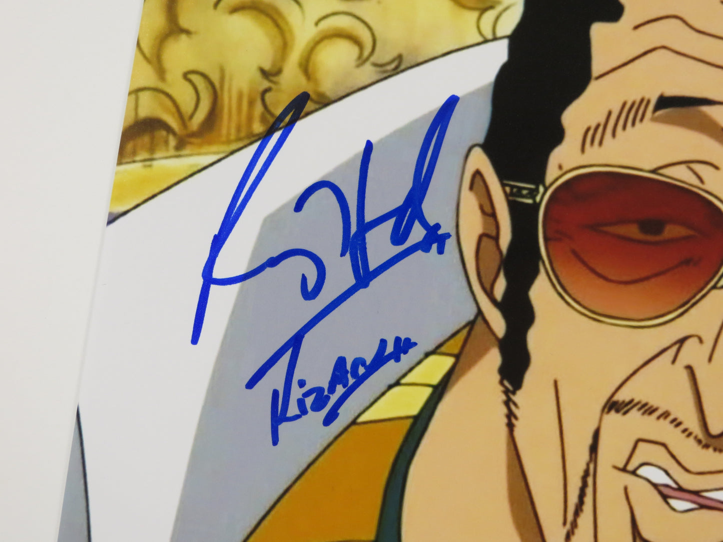RAY HURD ONE PIECE - KIZARU SIGNED w/Kizaru INSCRIPTION 8x10 PHOTO BAS COA