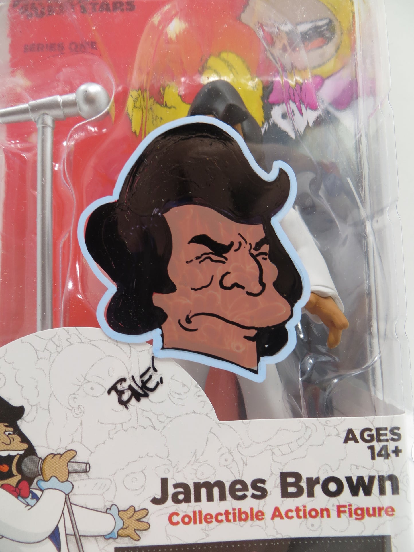 TONE RODRIGUEZ SIGNED SKETCHED James Brown SIMPSONS FIGURINE