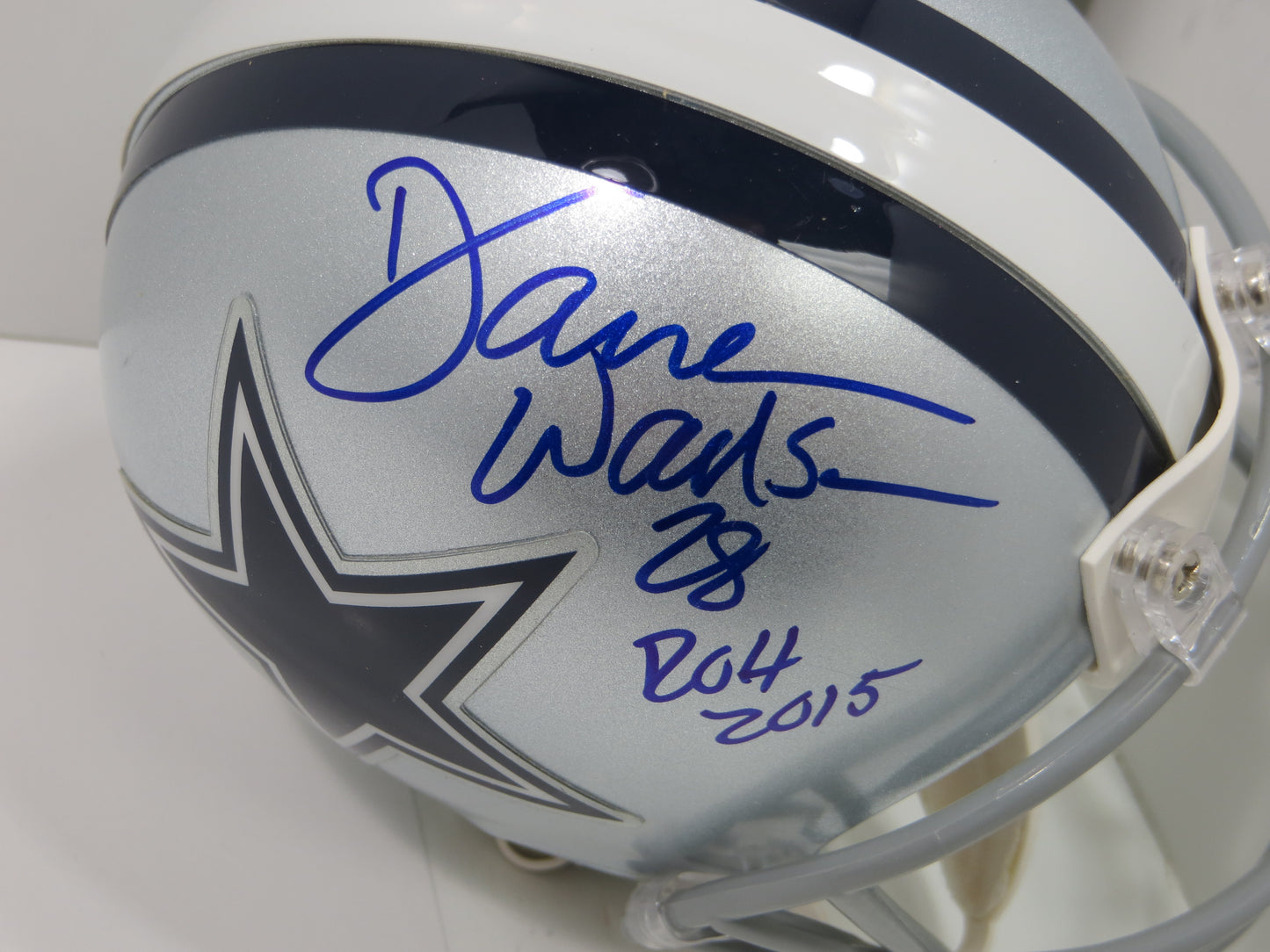 DARREN WOODSON SIGNED DALLAS COWBOYS Mini Helmet ASU Sun Devils w/ROH 2015 JSA