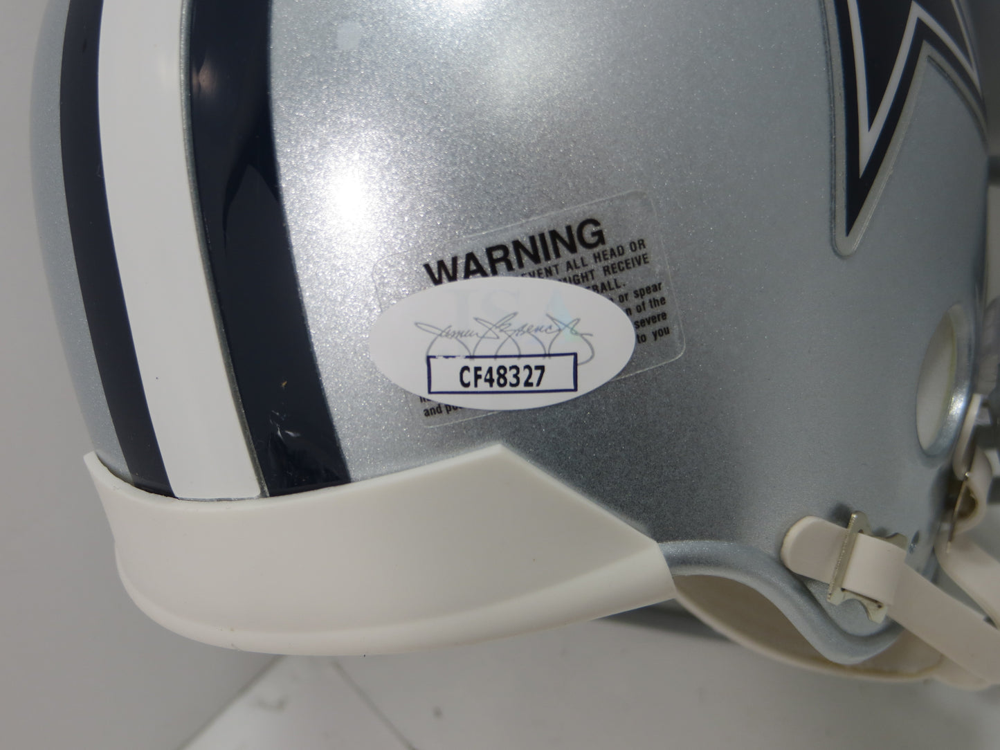 DARREN WOODSON SIGNED DALLAS COWBOYS Mini Helmet ASU Sun Devils w/ROH 2015 JSA