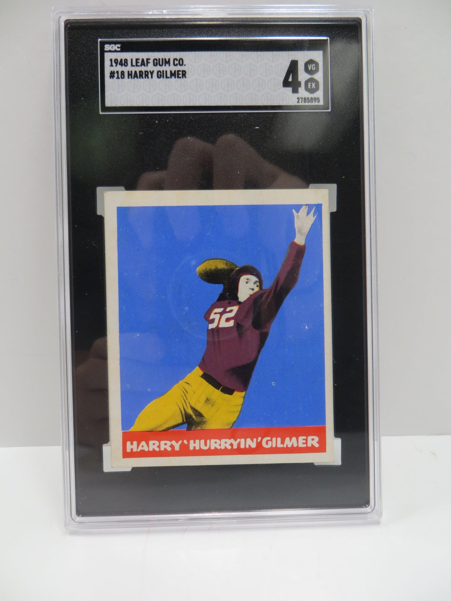 1948 Leaf Gum Co. Harry Gilmer 18 SGC 4