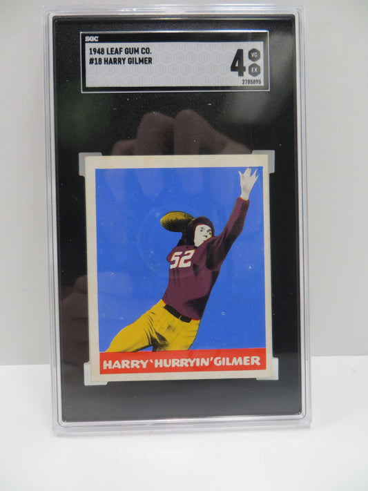 1948 Leaf Gum Co. Harry Gilmer 18 SGC 4