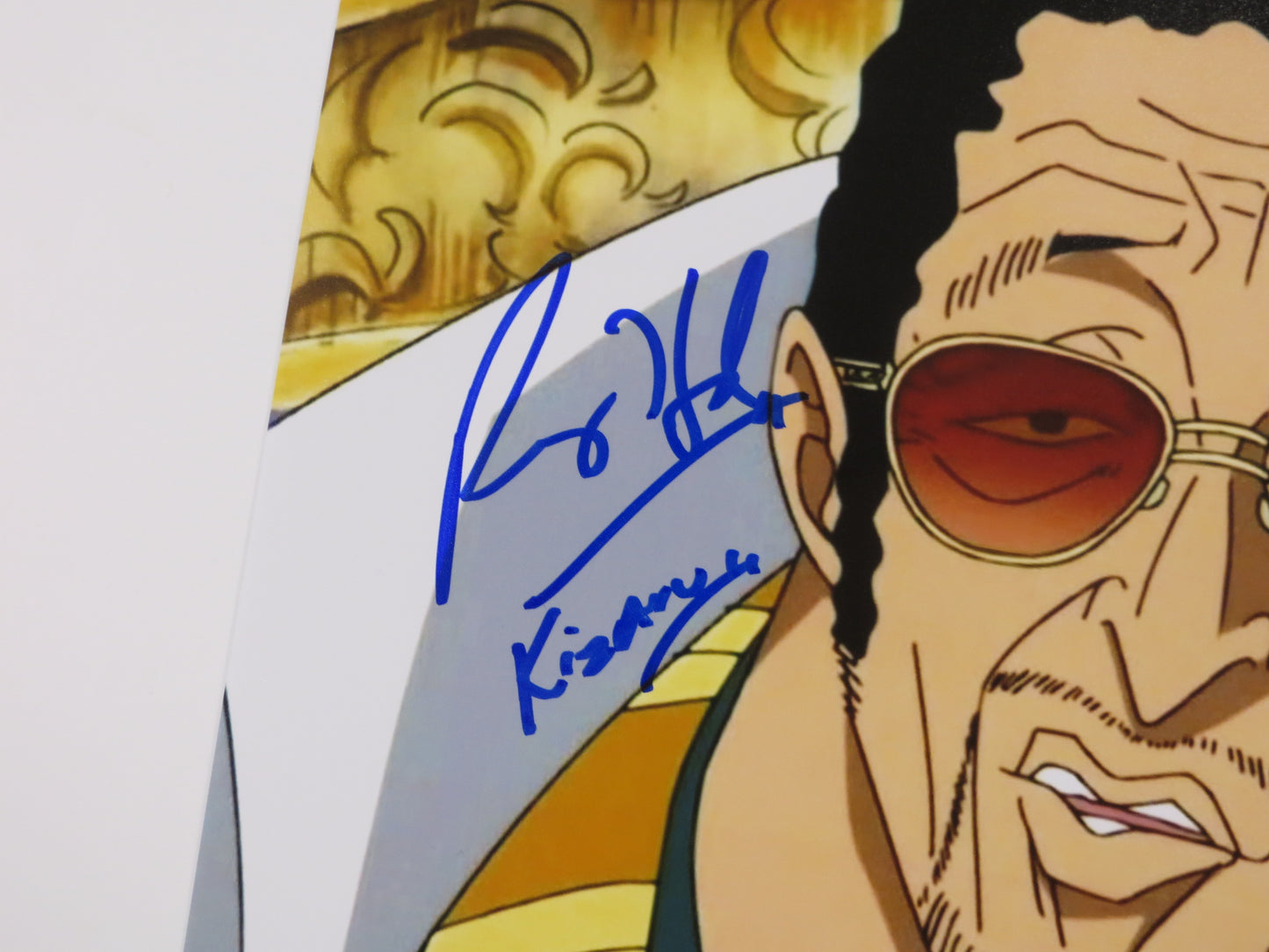 RAY HURD ONE PIECE - KIZARU SIGNED w/Kizaru INSCRIPTION 8x10 PHOTO BAS COA