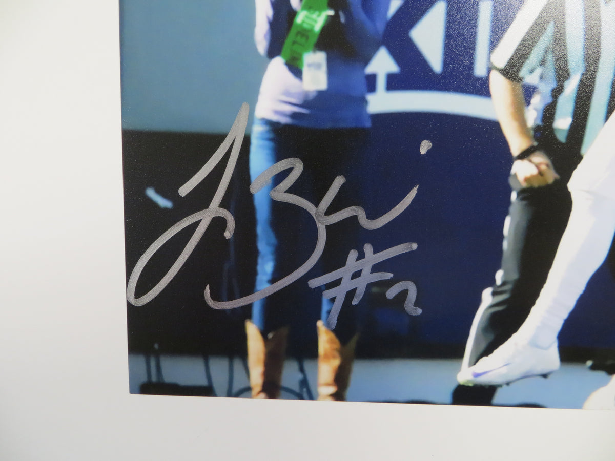 TREVONE BOYKIN TCU HORNED FROGS SIGNED 8x10 TD Run PHOTO BAS
