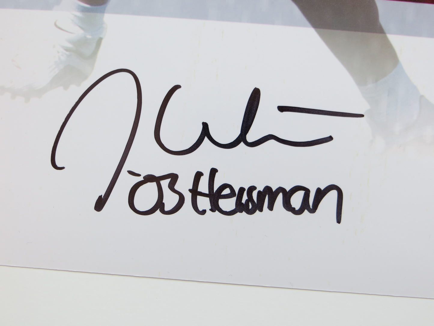 OKLAHOMA OU SOONERS HEISMAN BILLY SIMS STEVE OWENS JASON WHITE SIGNED 16x20 BAS