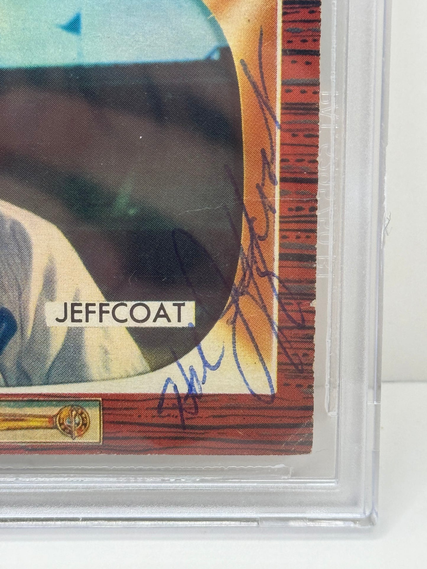 1955 Bowman Hal Jeffcoat #223 Auto Beckett Authentic Deceased in 2007