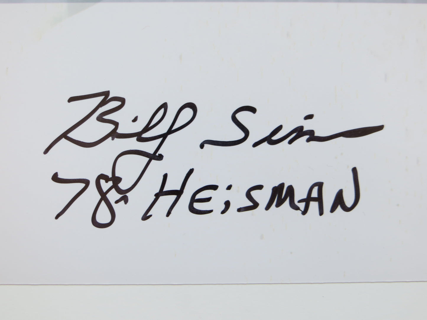 OKLAHOMA OU SOONERS HEISMAN BILLY SIMS STEVE OWENS JASON WHITE SIGNED 16x20 BAS
