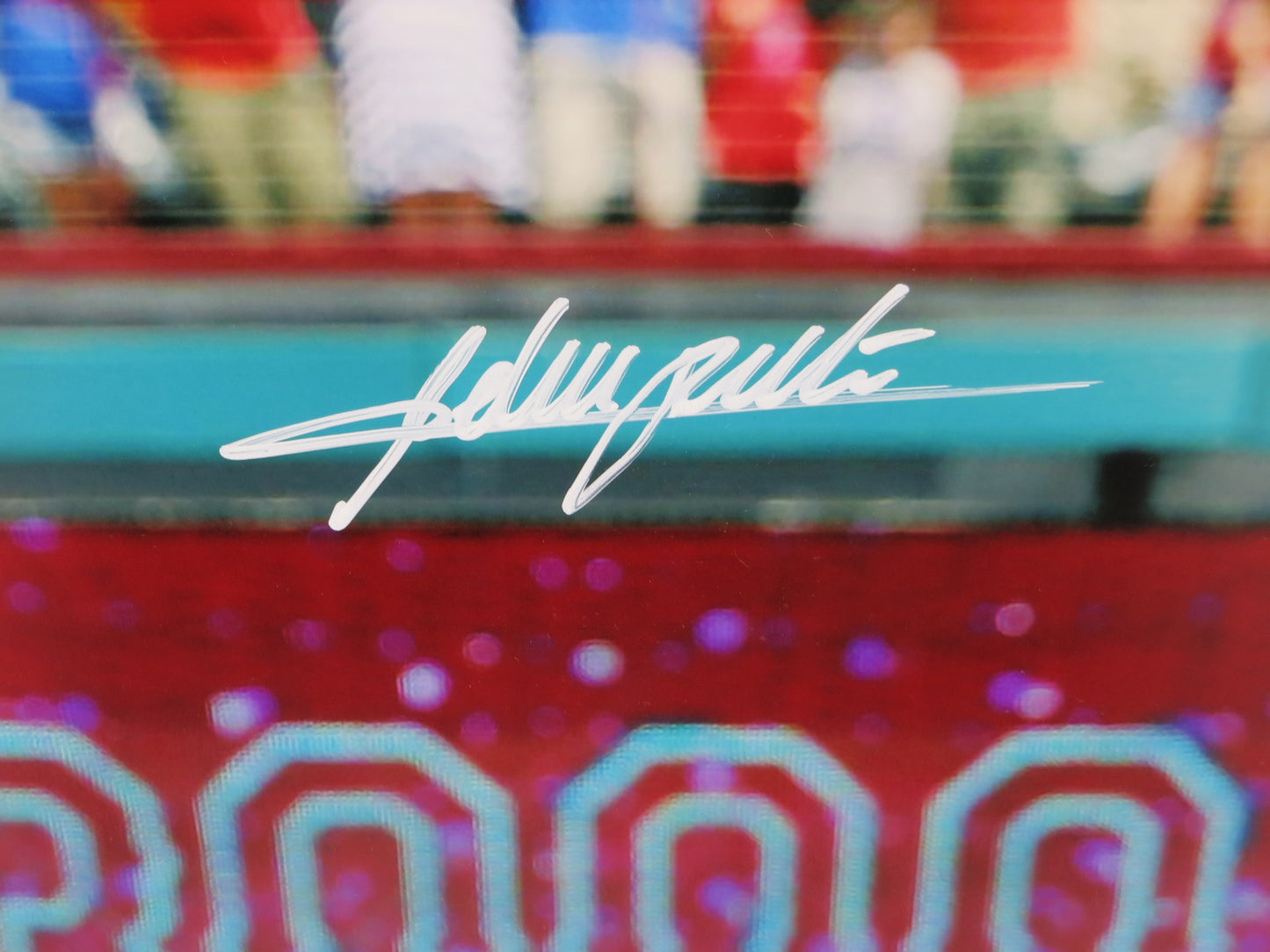 ADRIAN BELTRE Texas Rangers SIGNED 3000 HITS 16x20 PHOTO BAS COA