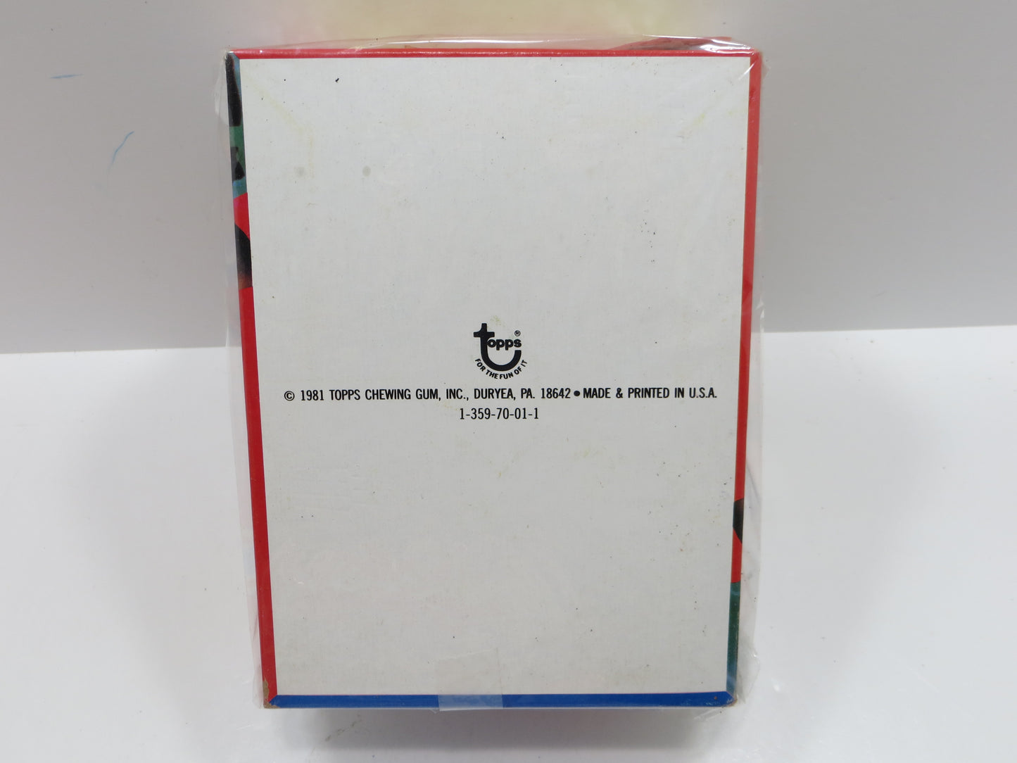 1981 TOPPS FOOTBALL EMPTY BOX Lot of 6 BOXES