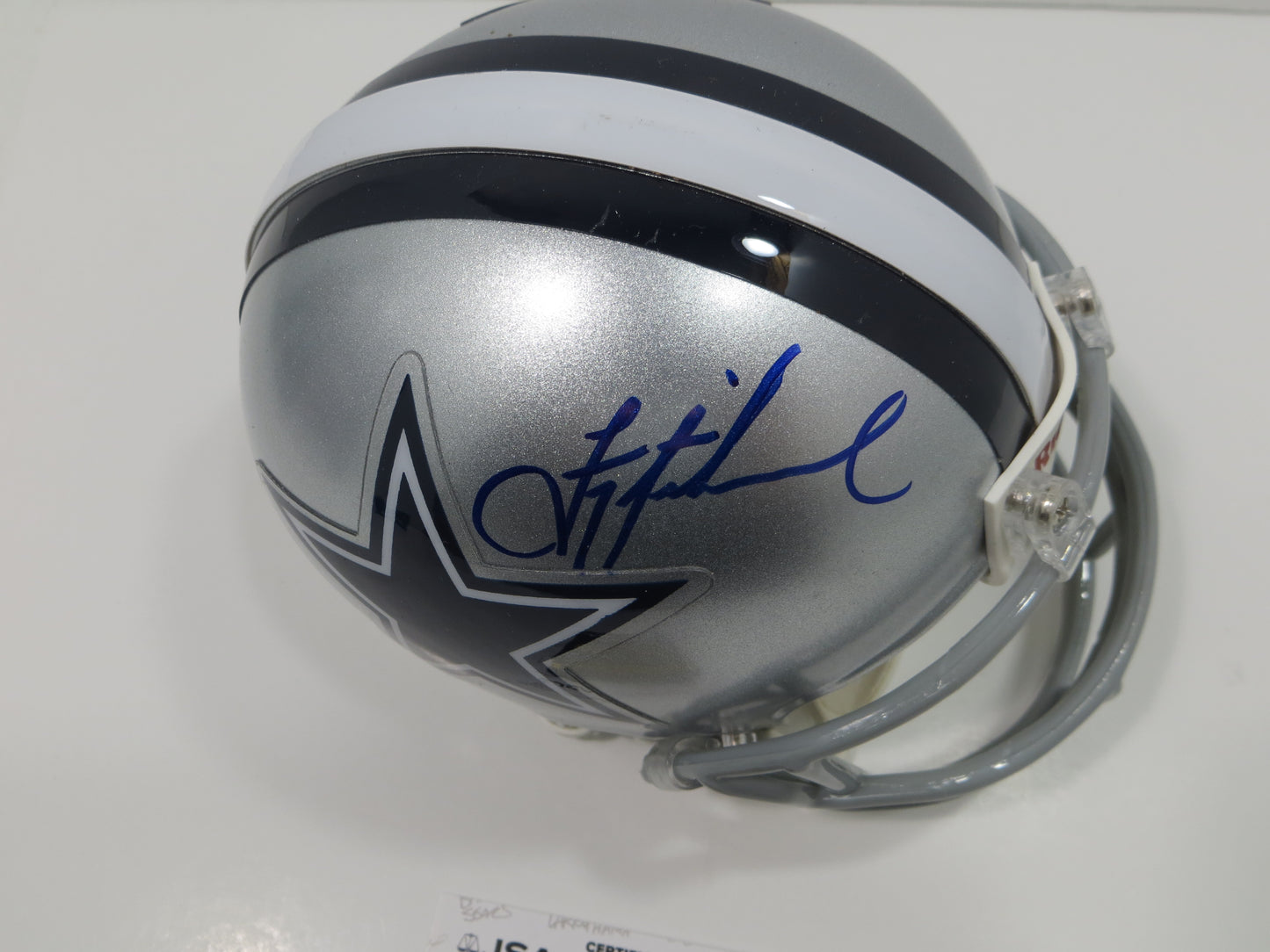 Troy Aikman SIGNED DALLAS COWBOYS Mini Helmet UCLA Bruins JSA COA