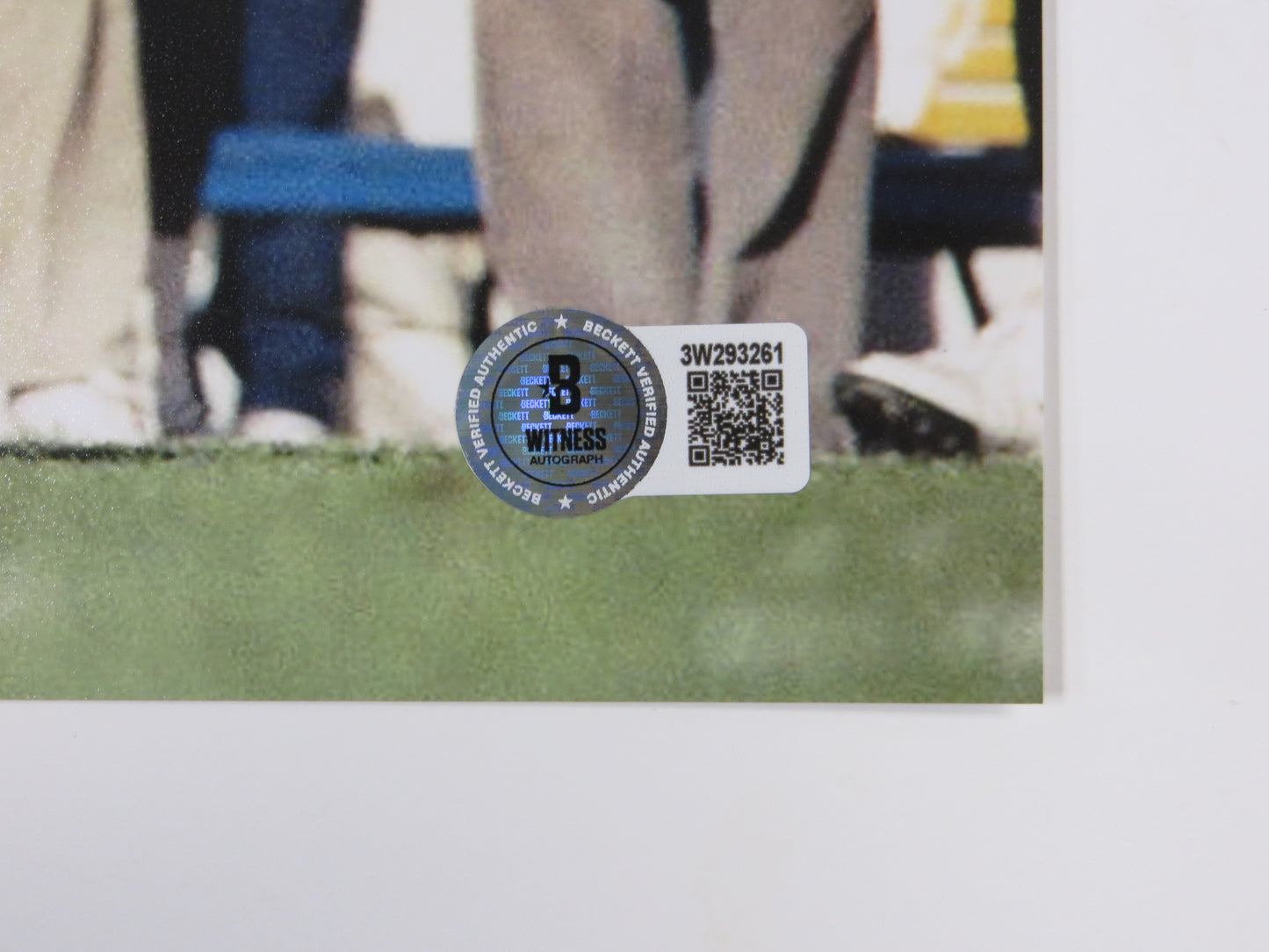 RAGHIB ROCKET ISMAIL SIGNED 8x10 NOTRE DAME IRISH vs MIAMI PHOTO BAS COA