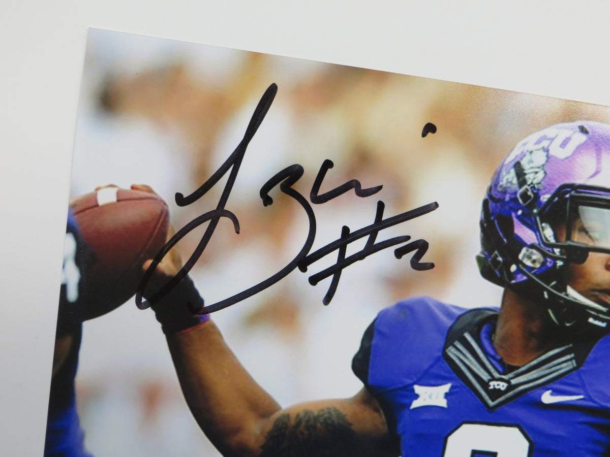 TREVONE BOYKIN TCU HORNED FROGS SIGNED 8x10 in the Pocket PHOTO BAS