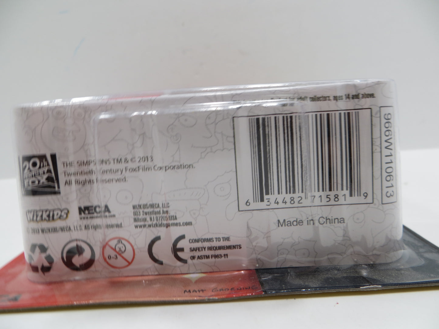 TONE RODRIGUEZ SIGNED SKETCHED Yao Ming & Homer SIMPSONS FIGURINE