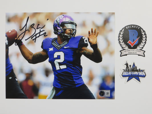 TREVONE BOYKIN TCU HORNED FROGS SIGNED 8x10 in the Pocket PHOTO BAS