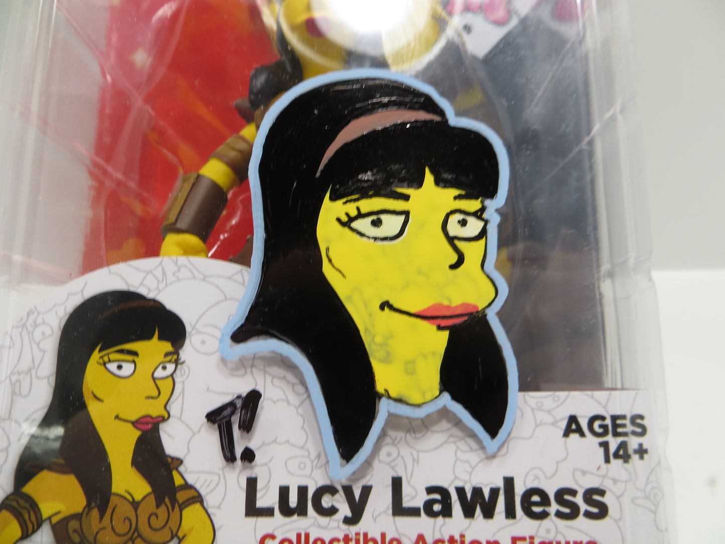 TONE RODRIGUEZ SIGNED SKETCHED Lucy Lawless SIMPSONS FIGURINE
