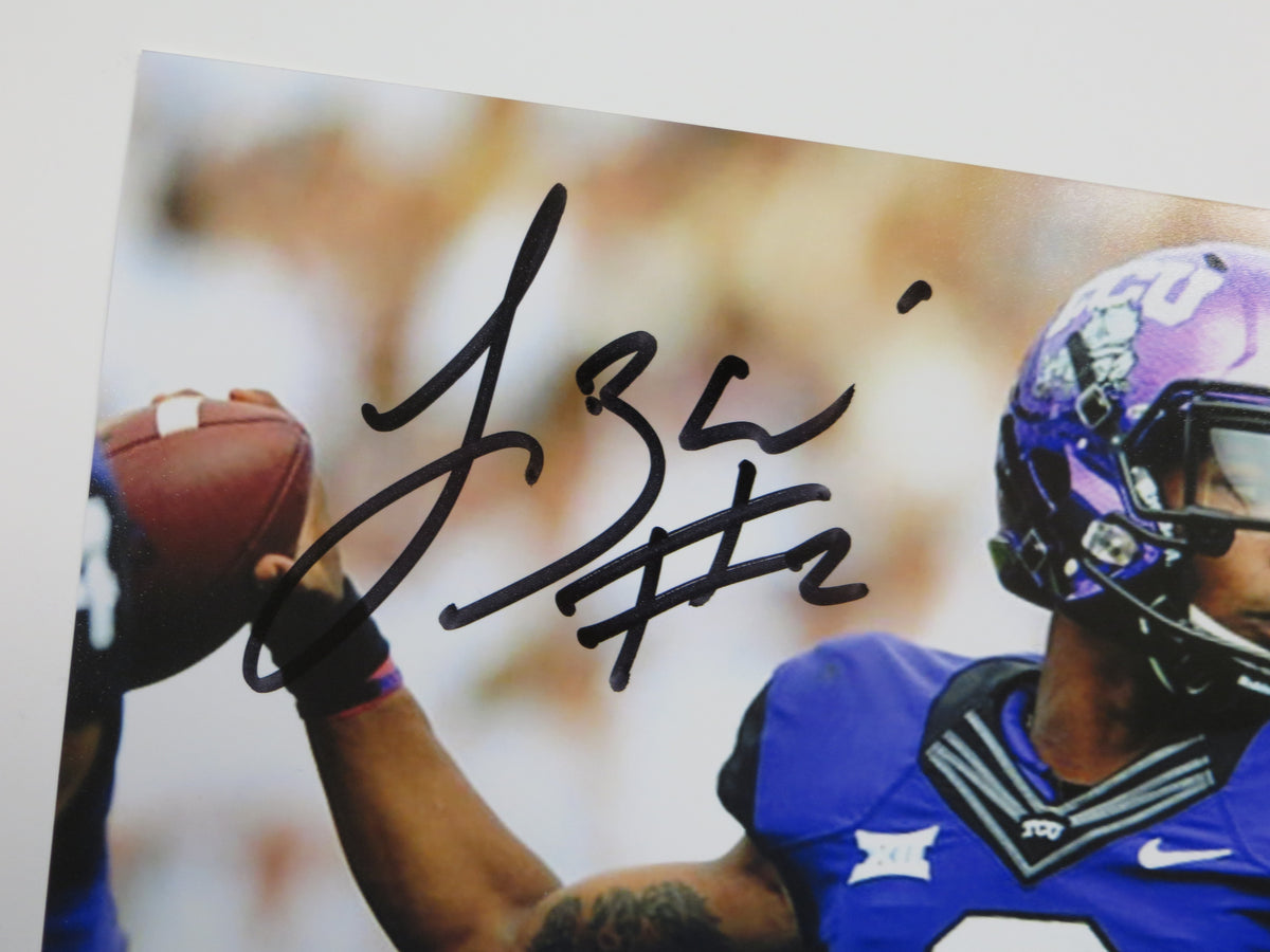 TREVONE BOYKIN TCU HORNED FROGS SIGNED 8x10 in the Pocket PHOTO BAS