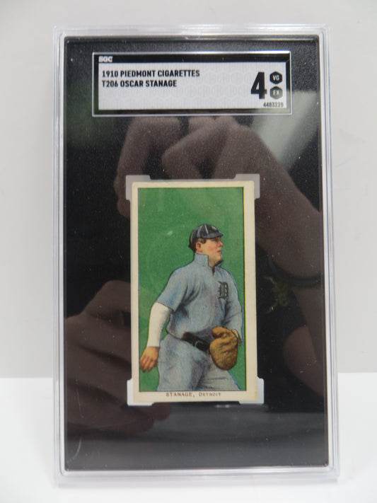 1910 Piedmont Cigarettes Oscar Stange T206 SGC 4