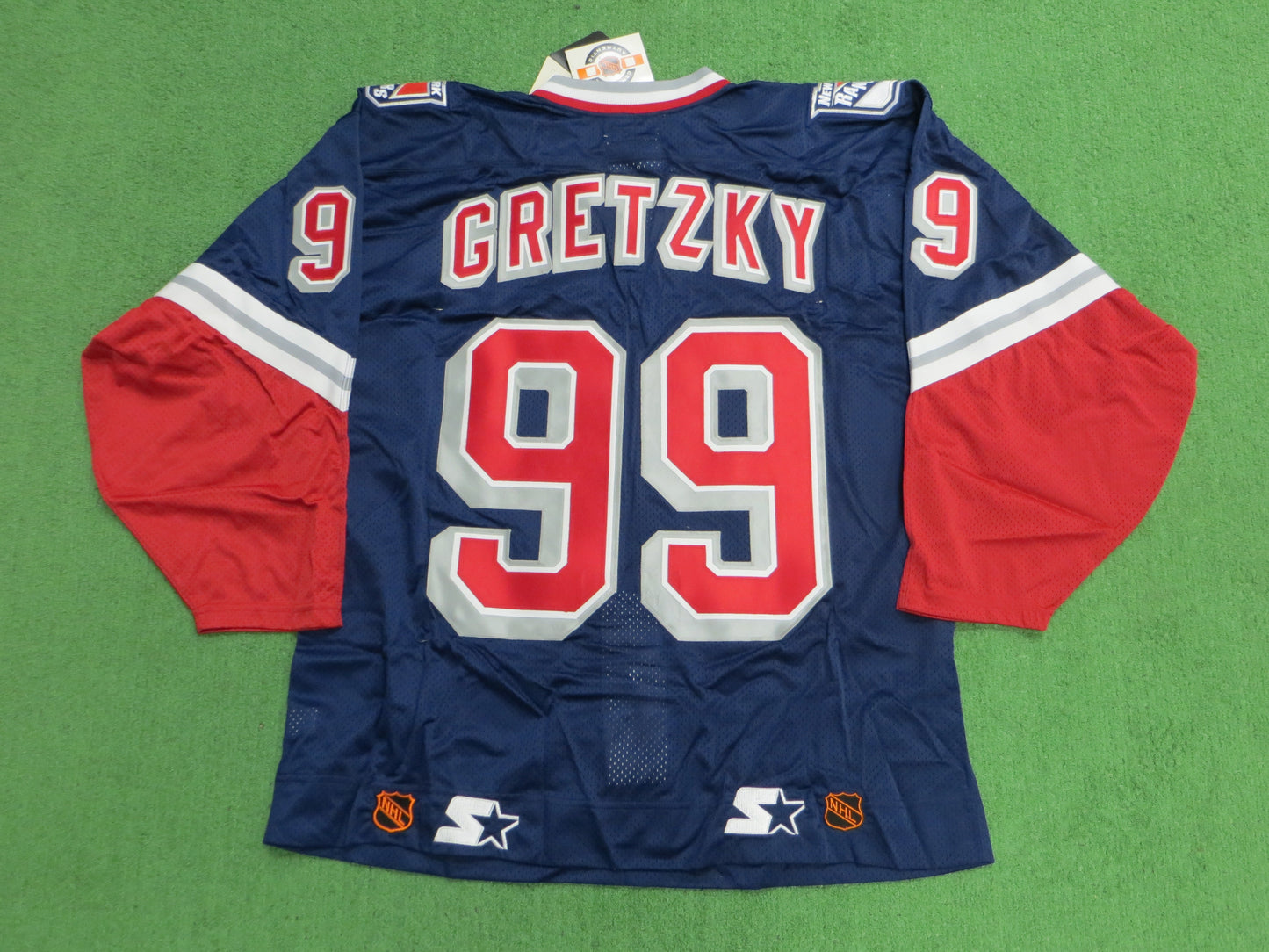 WAYNE GRETZKY SIGNED New York Rangers AUTHENTIC JERSEY Fight Strap NWT UDA BOX