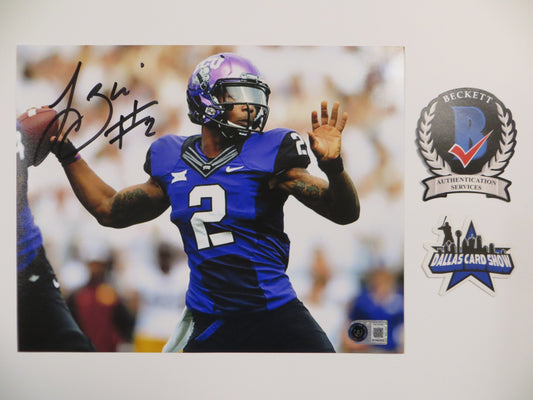 TREVONE BOYKIN TCU HORNED FROGS SIGNED 8x10 in the Pocket PHOTO BAS