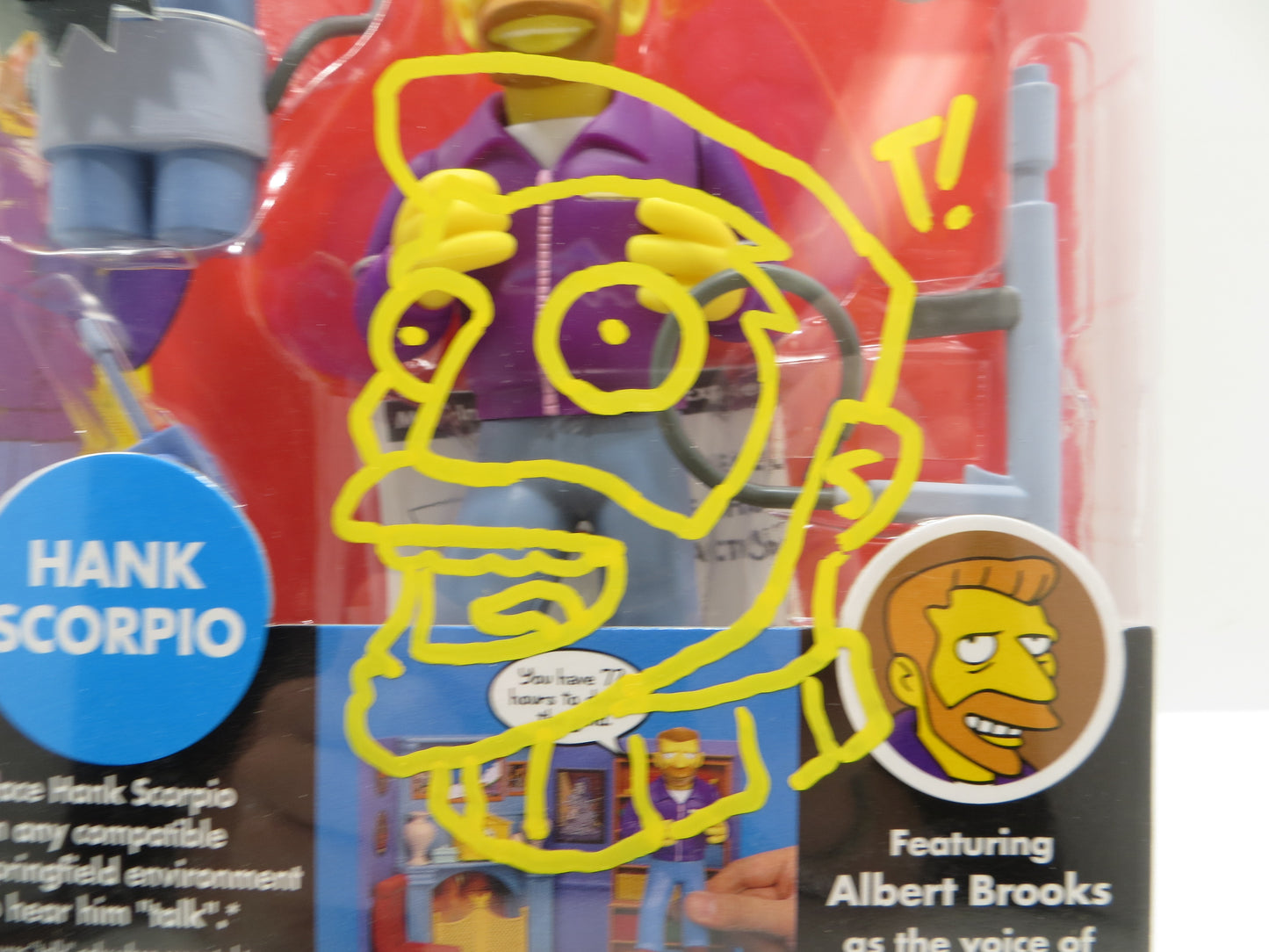 TONE RODRIGUEZ SIGNED SKETCHED Hank Scorpio SIMPSONS FIGURINE
