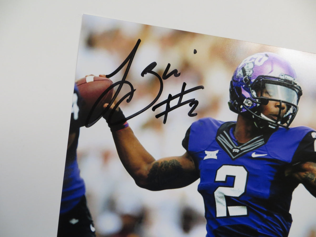 TREVONE BOYKIN TCU HORNED FROGS SIGNED 8x10 in the Pocket PHOTO BAS