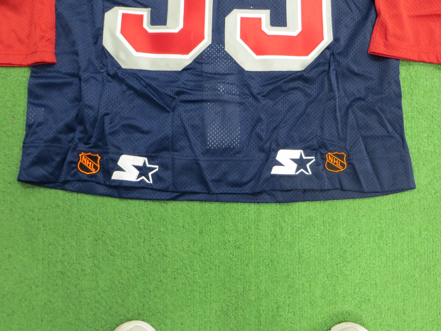 WAYNE GRETZKY SIGNED New York Rangers AUTHENTIC JERSEY Fight Strap NWT UDA BOX