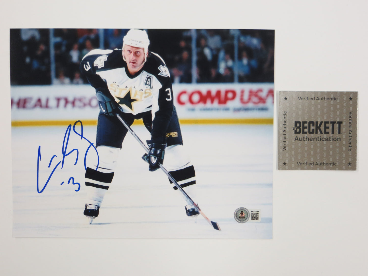 CRAIG LUDWIG MONTREAL CANADIENS SIGNED 8x10 PHOTO Dallas Stars BAS
