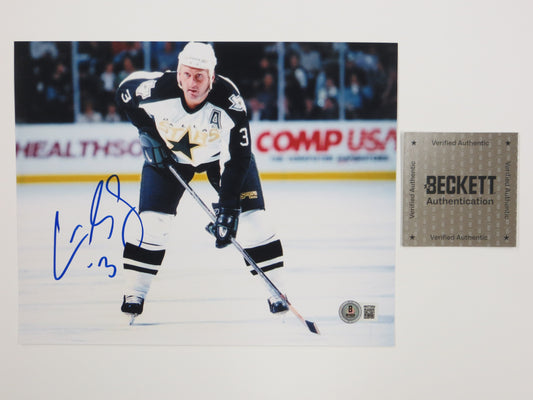 CRAIG LUDWIG MONTREAL CANADIENS SIGNED 8x10 PHOTO Dallas Stars BAS