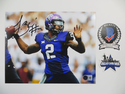 TREVONE BOYKIN TCU HORNED FROGS SIGNED 8x10 in the Pocket PHOTO BAS