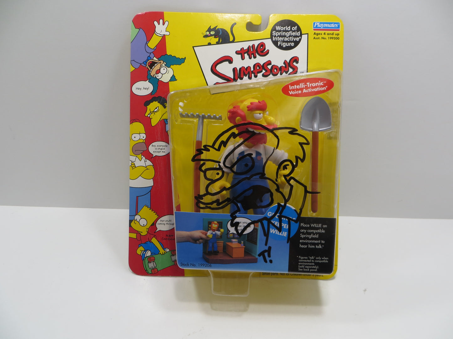 TONE RODRIGUEZ SIGNED SKETCHED Willie SIMPSONS FIGURINE