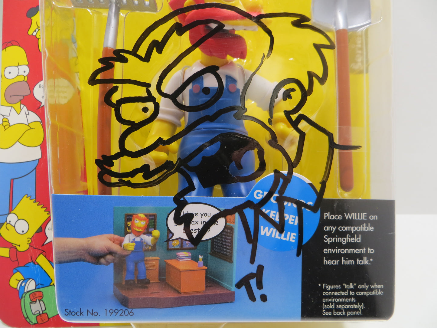 TONE RODRIGUEZ SIGNED SKETCHED Willie SIMPSONS FIGURINE