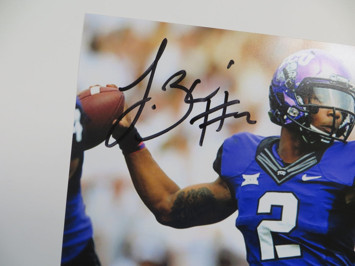 TREVONE BOYKIN TCU HORNED FROGS SIGNED 8x10 in the Pocket PHOTO BAS