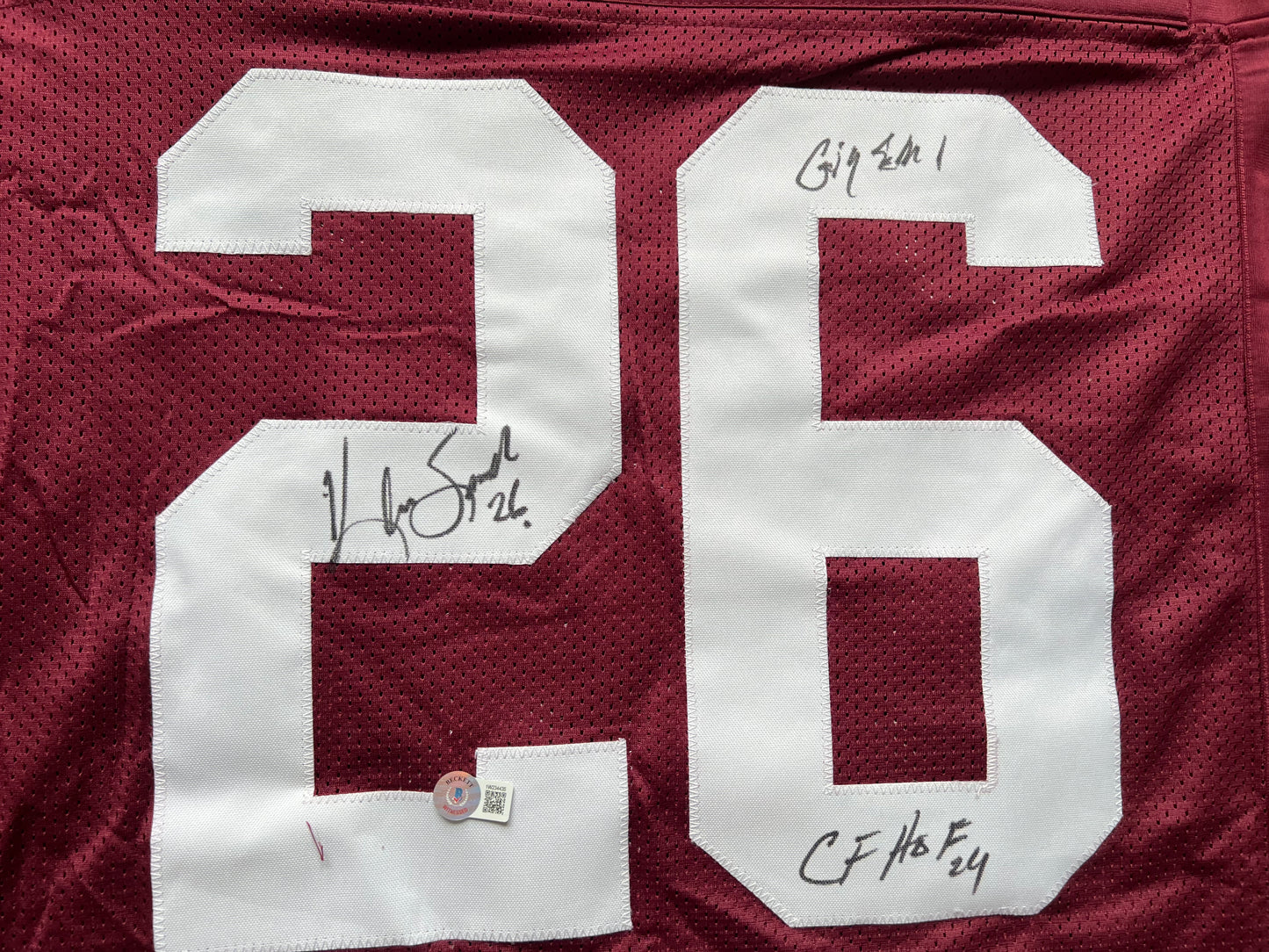 KEVIN SMITH TEXAS A&M AGGIES SIGNED JERSEY w/INSCs Dallas Cowboys XL BAS COA
